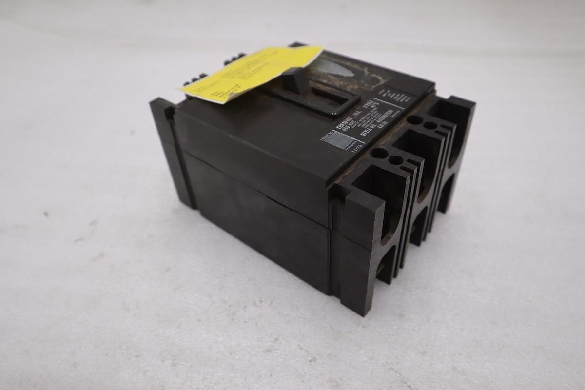 Used WESTINGHOUSE EHB3015L 3 POLE 15 AMP 15A 480V CIRCUIT BREAKER STK CC244