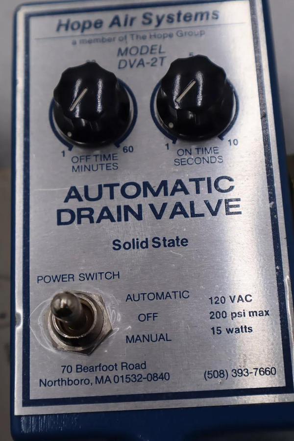 GENERAL AIR PRODUCTS DVA-2T 120VAC Electric Drain Valve – ¼ NPT STOCK 5485