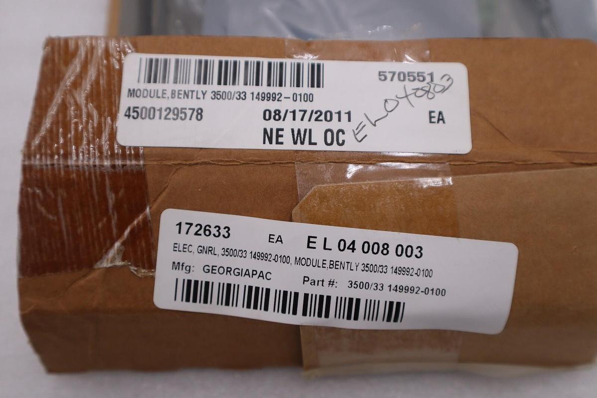 Used Bently Nevada 149986-100 3500/33 16 Channel Relay Module NEW UNIT STOCK G304A