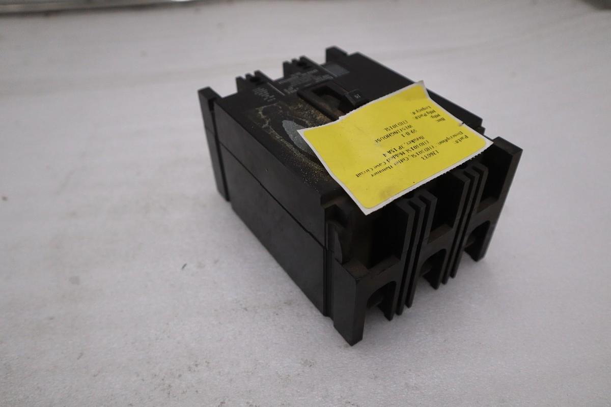 Used WESTINGHOUSE EHB3015L 3 POLE 15 AMP 15A 480V CIRCUIT BREAKER STK CC244