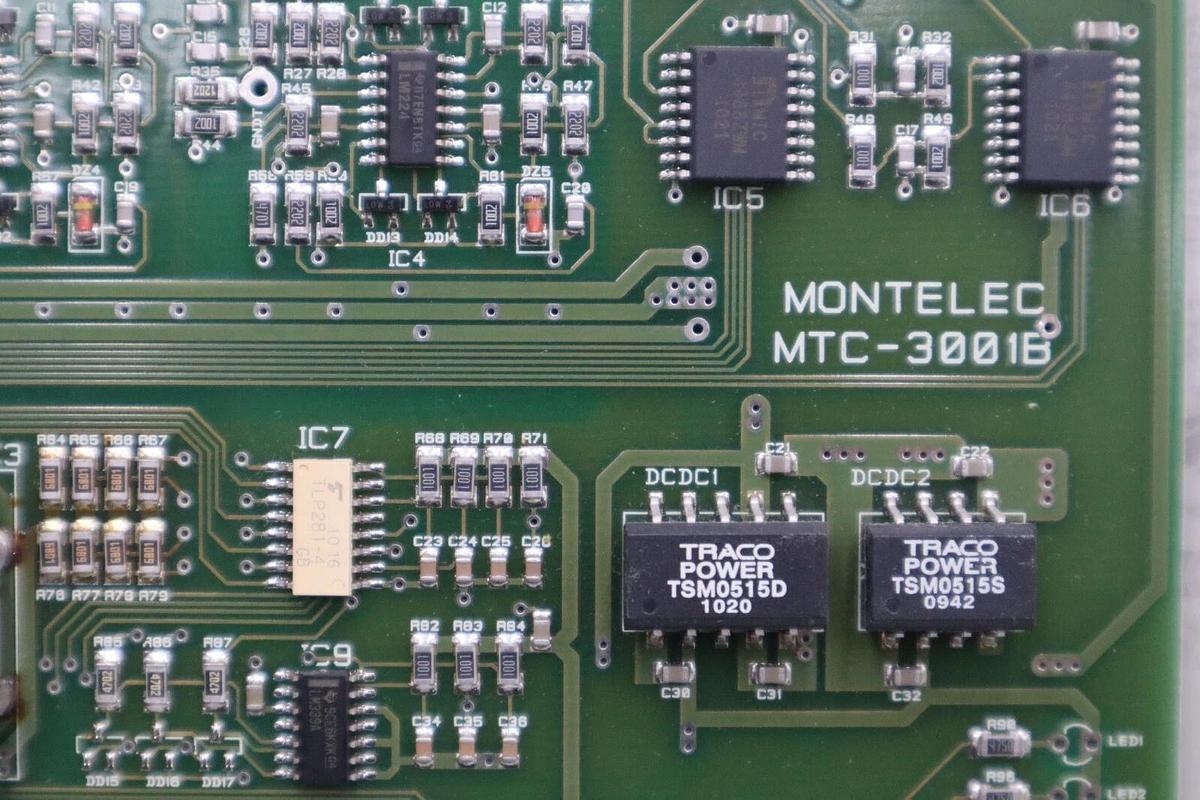 Used PASABAN MONTELEC MTC3001-DC DRIVE CONTROL PLC #3978-A