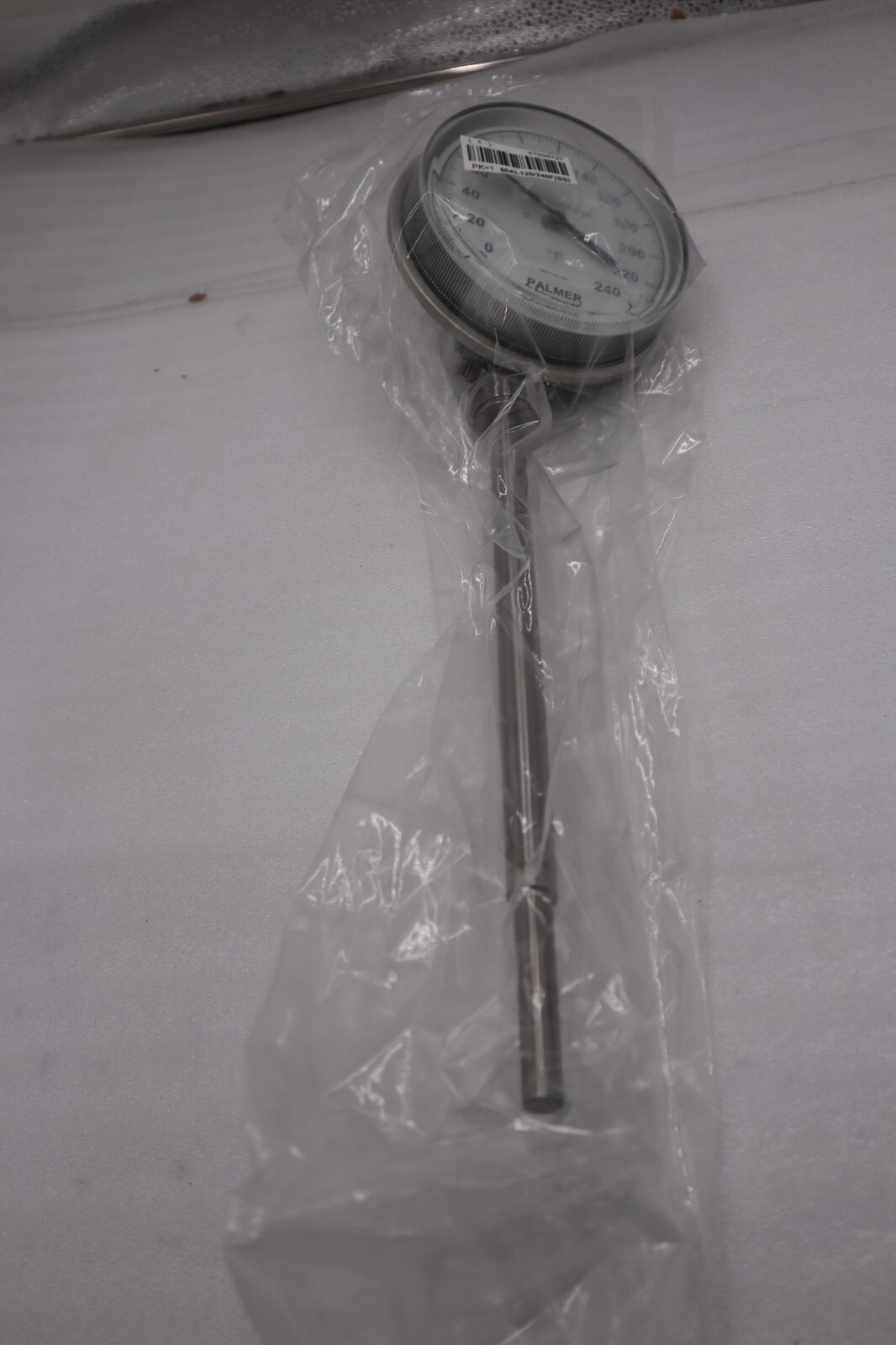 NEW Palmer 50AL 120/240F Stainless Steel Liquid Actuated Thermometer STOCK G528