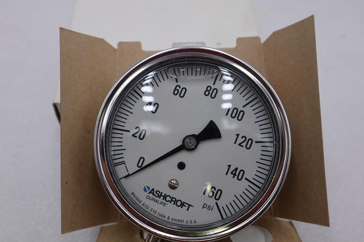 Used Ashcroft 10036024-39 XLJ Pressure Gauge #K-2239