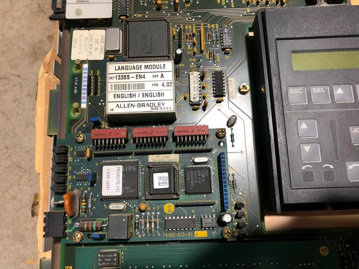 Used ALLEN BRADLEY 1336S-B010-AA-EN-GM1-HA2-L6 DRIVE SER D STOCK SK006