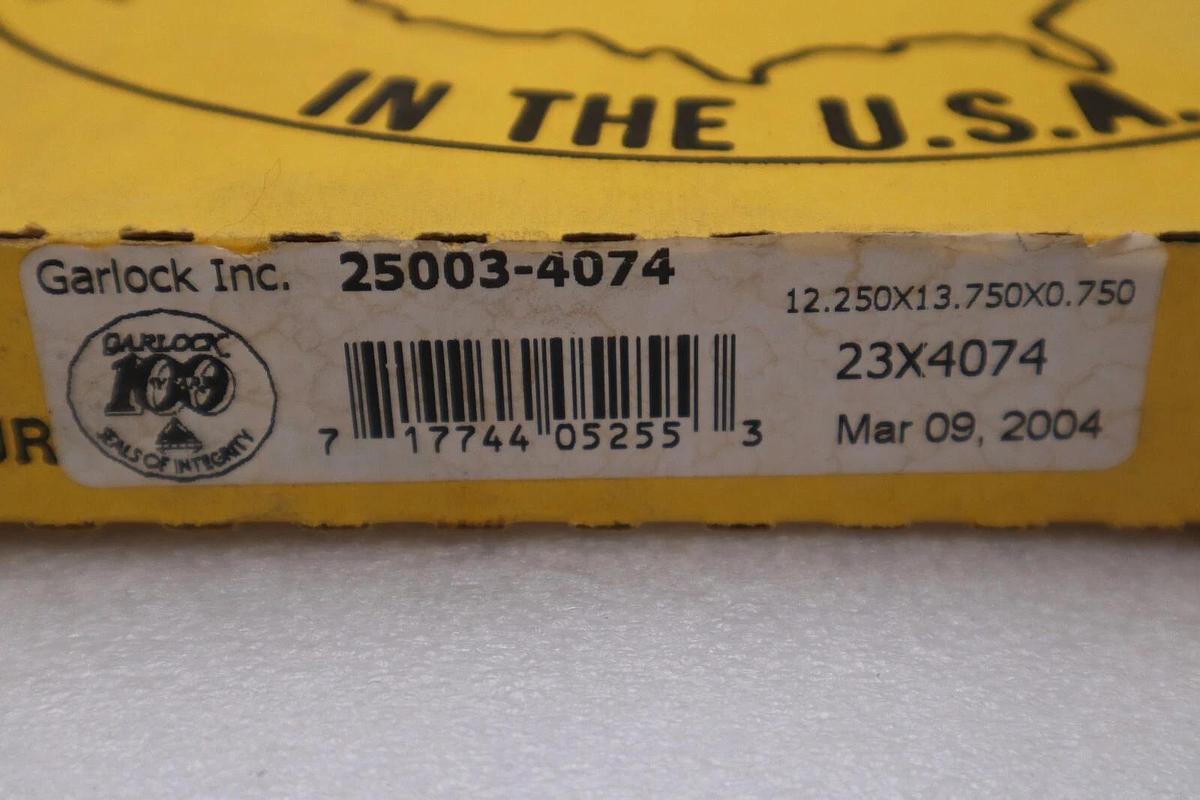 Used GARLOCK KLOZURE 25003-4074 / 250034074 NEW UNIT (EIGHT AVAILABLE) STOCK 2244B