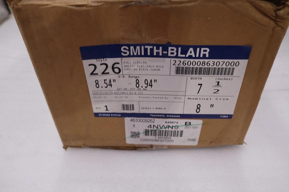 Smith-Blair 226 8.54-8.94" x 7.5" Circle Repair Clamp 8" 22600086307000 #GF1258
