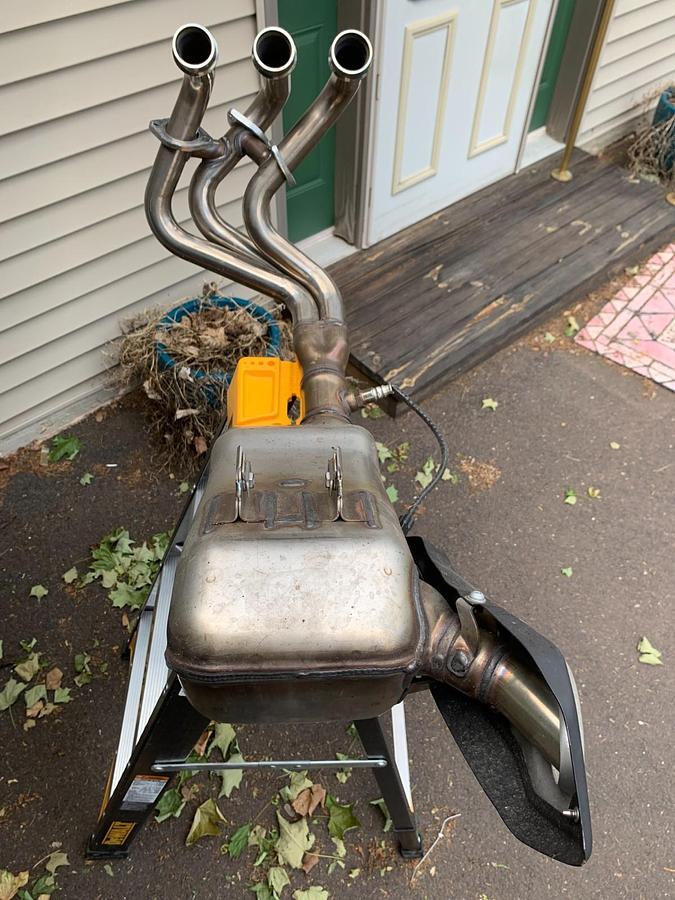 Used 2020 MT-09 stock exhaust