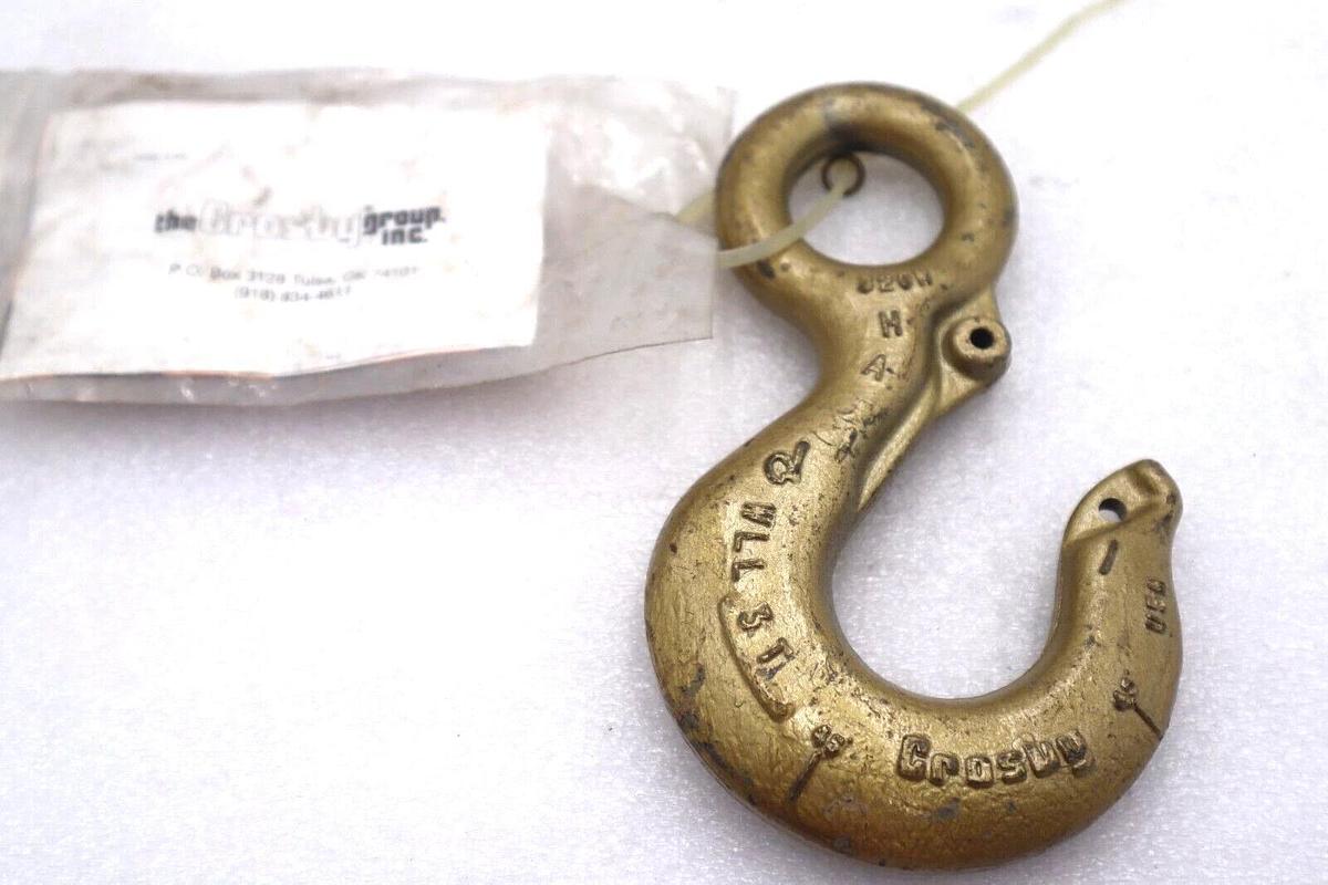CROSBY GROUP INC S-320 / 320W WLL 3T HOIST HOOKS STOCK #2756