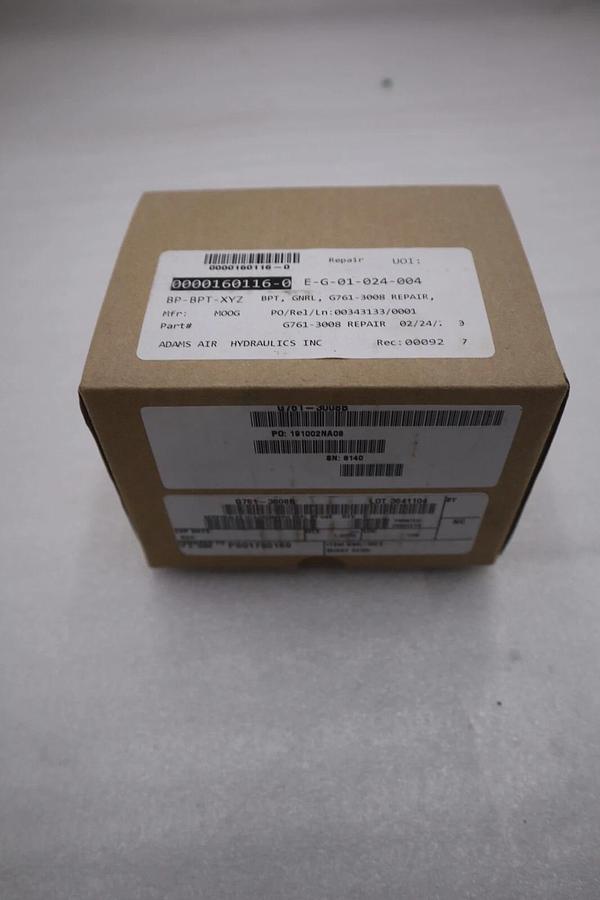Used MOOG G761-3008B REPAIRED BY OEM STOCK G460