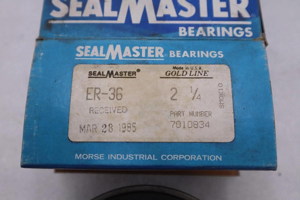 NEW OPEN BOX Sealmaster ER-36 2-1/4" Insert Bearing STK K-3238CC