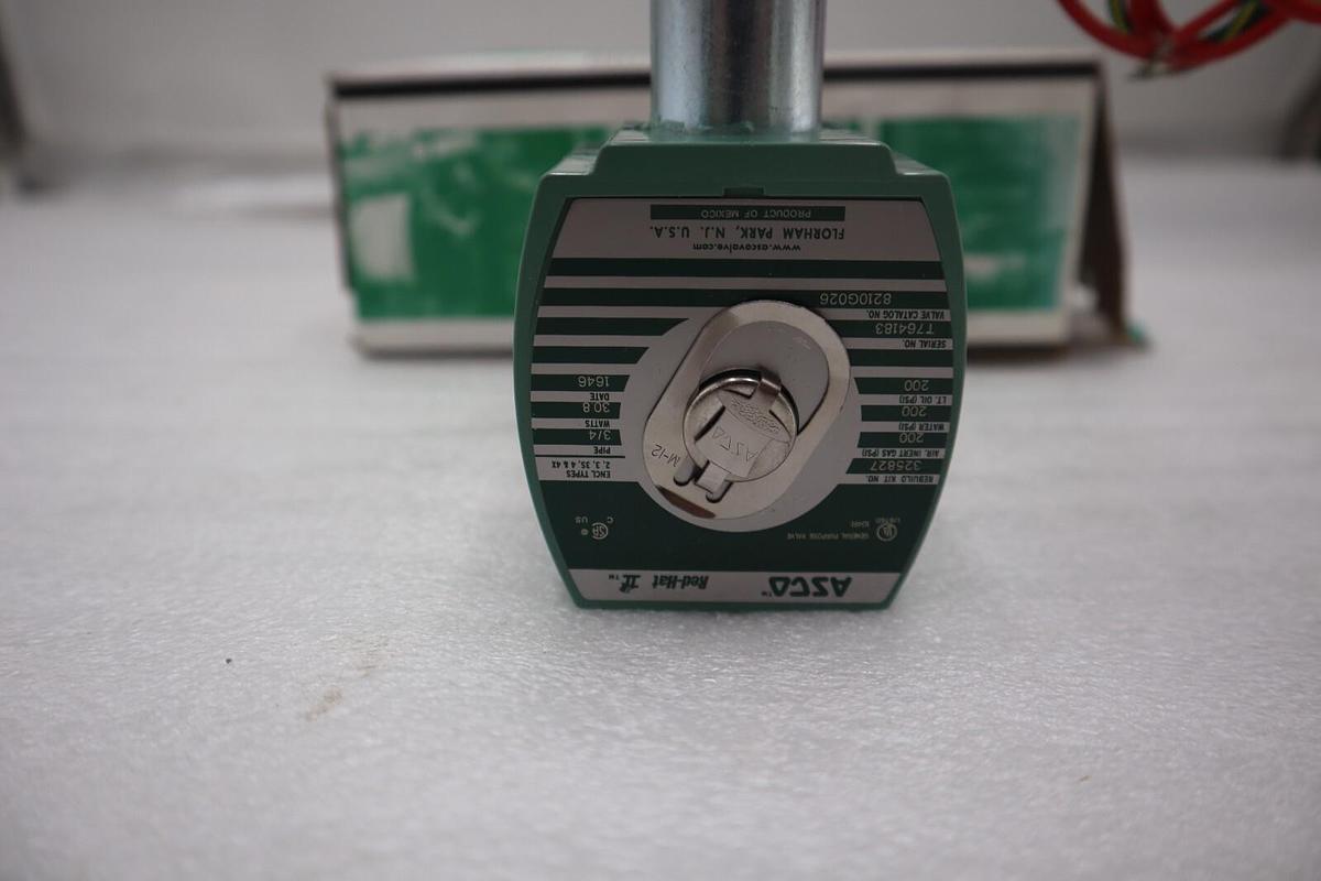 NEW IN BOX ASCO RED HAT 8210G026 120V 300PSI 3/4" NSMP STOCK H19