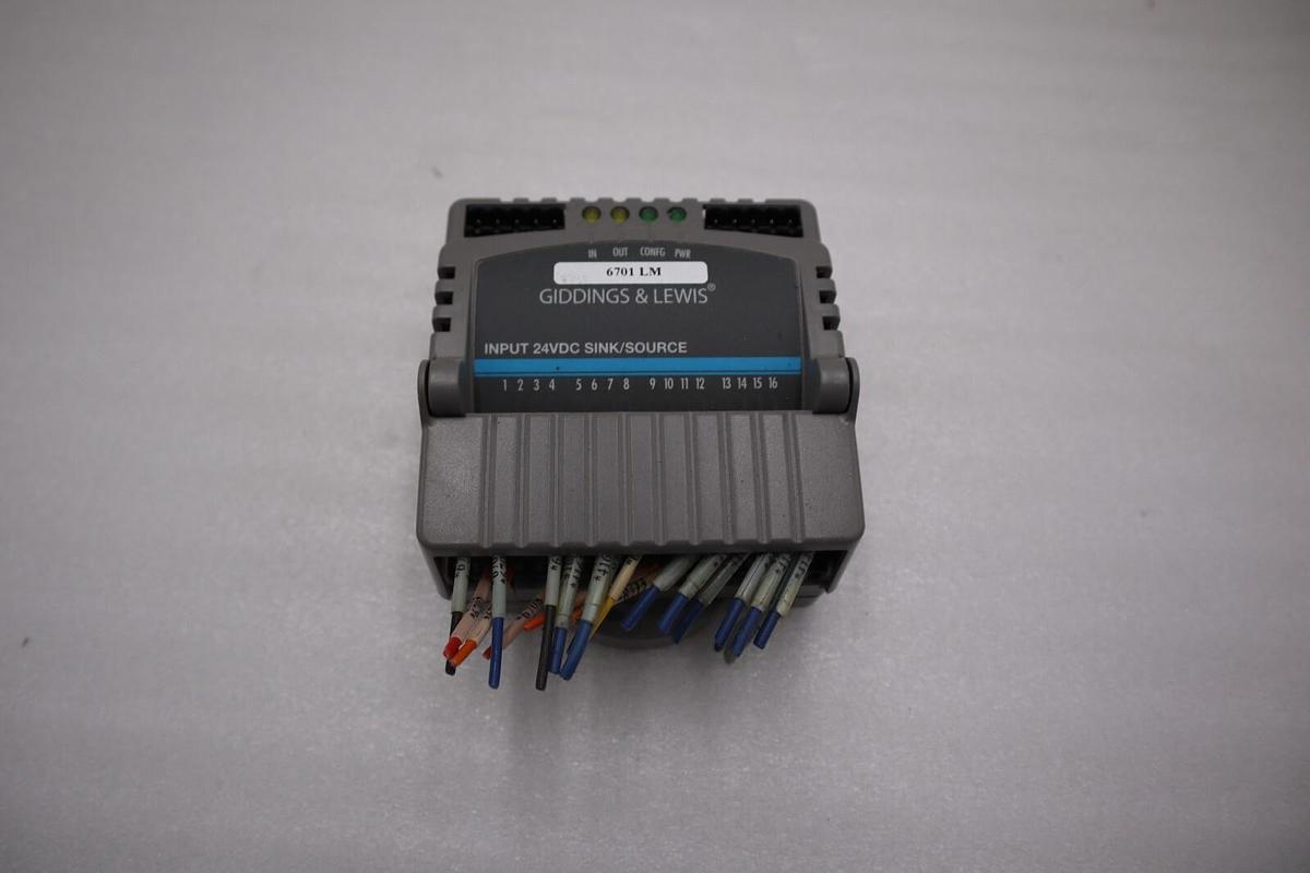 Used Giddings & Lewis M.1300.7372 R1 Input Module 24VDC SINK/SOURCE STOCK 5157A