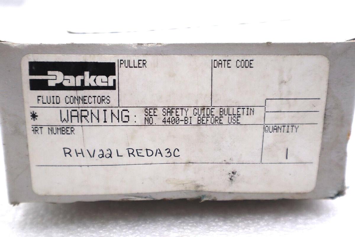 NEW PARKER RHV22LREDA3C VALVE FLUID CONNECTORS #L-569