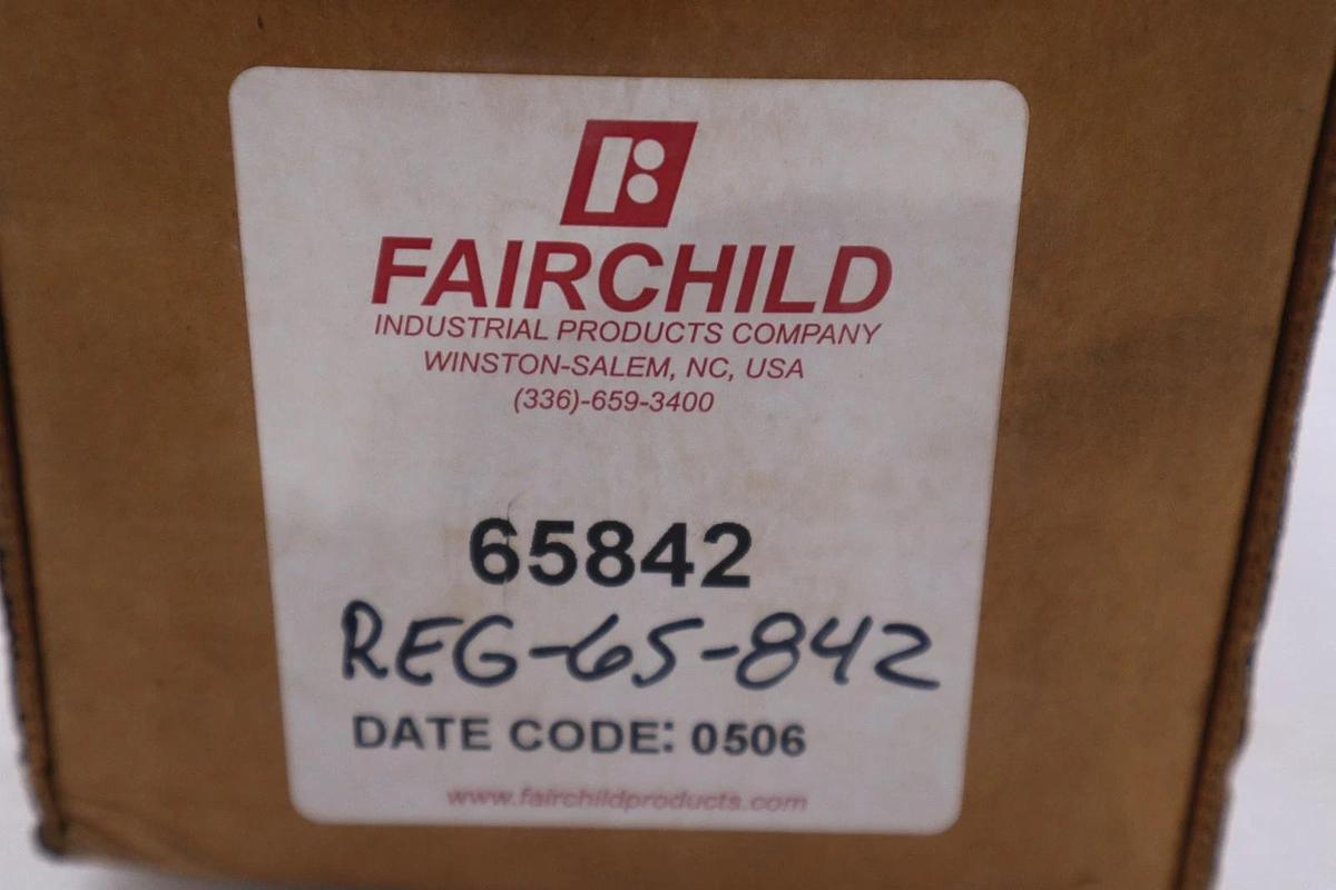 NEW OPEN BOX FAIRCHILD 65842 REGULATOR STK GF89A