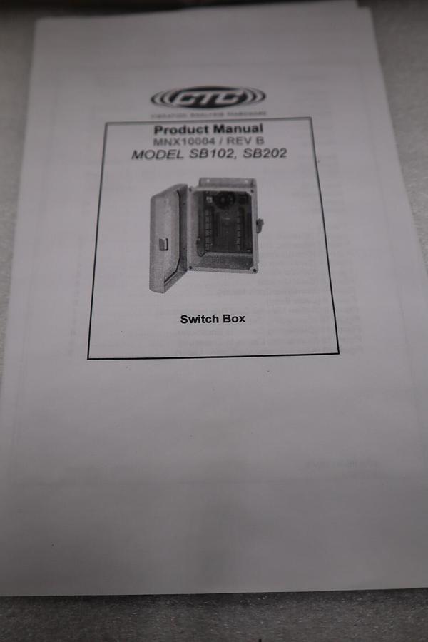 Used CTC SB102-121 / SB102-12I Vibration Switch Box Brand New STOCK G150A