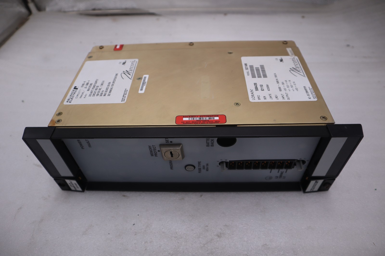 Used RELIANCE ELECTRIC 57493A 57C493 100/120VAC 7.8/6.5A - STOCK 2704A