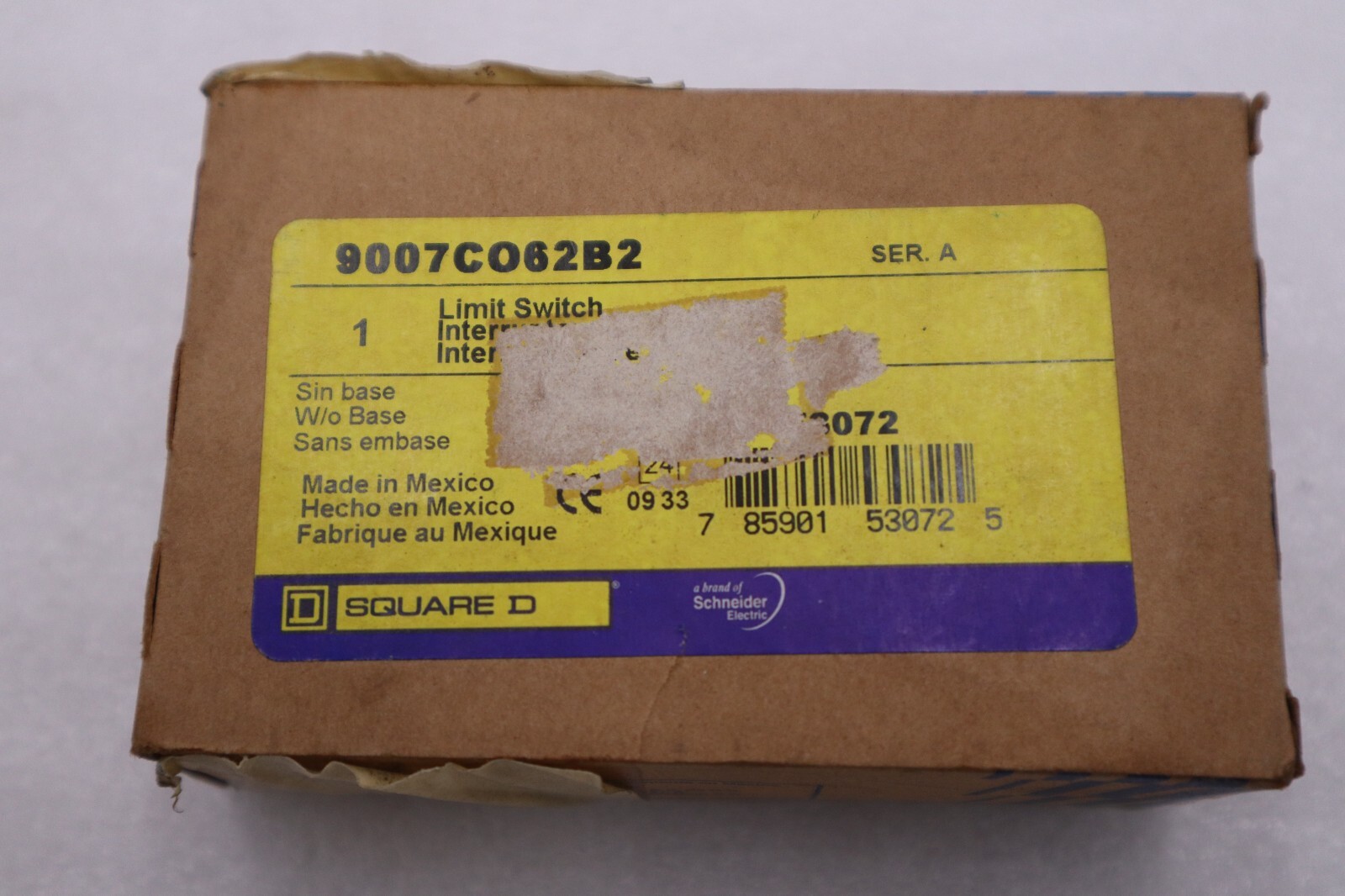 NEW SQUARE D 9007C062B2 LIMIT SWITCH SERIES A STOCK H517A