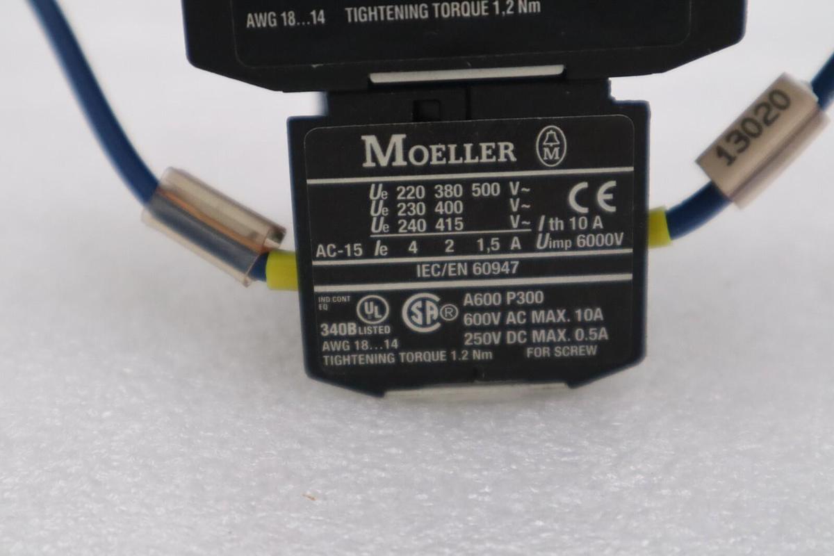 Used MOELLER IEC/EN 60947 MAGNETIC CONTACTOR STOCK 4739