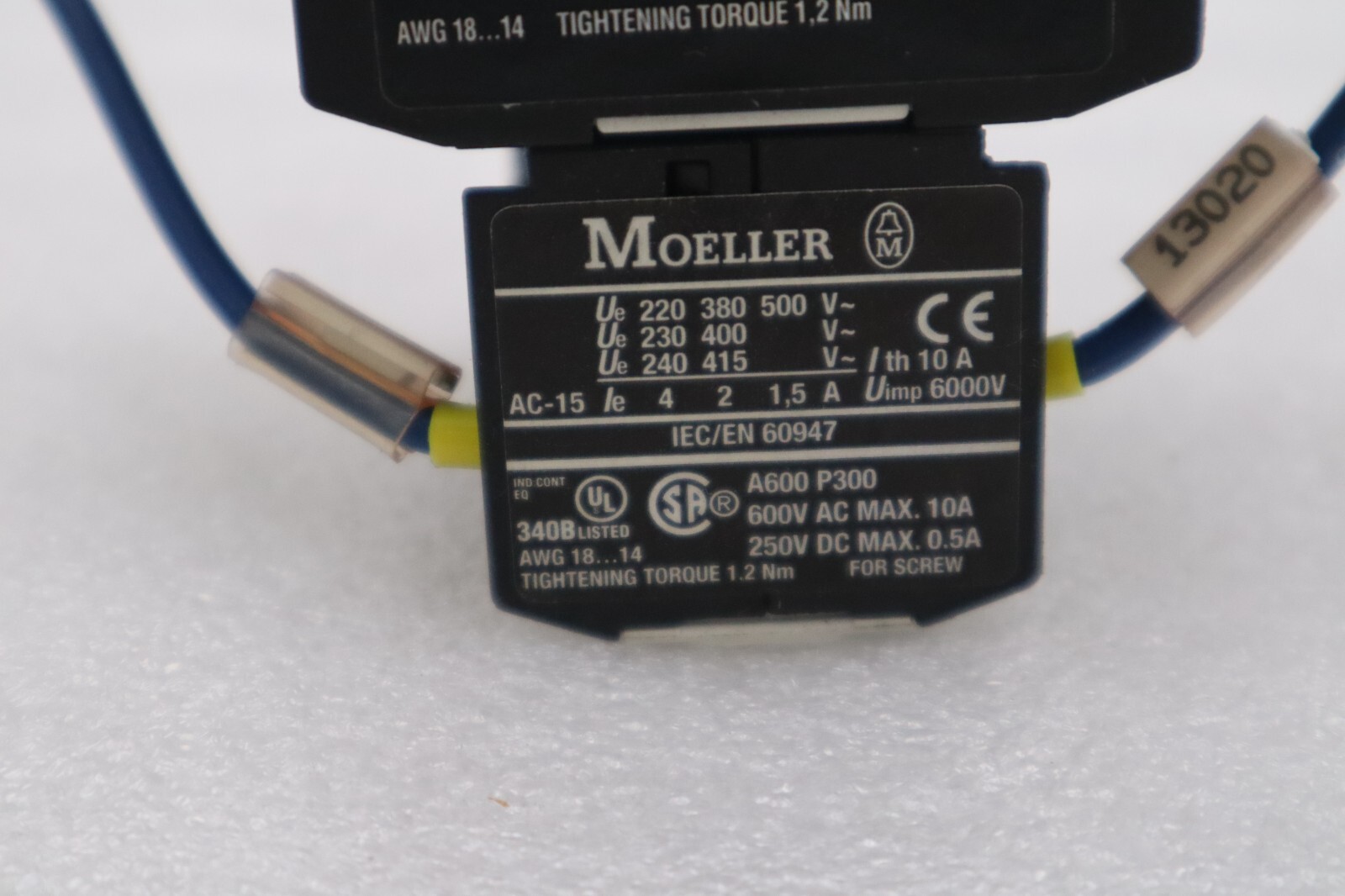 Used MOELLER IEC/EN 60947 MAGNETIC CONTACTOR STOCK 4739