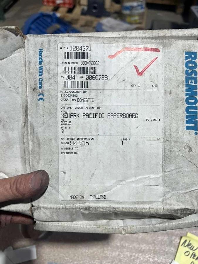 NEW OPEN BOX Rosemount 333D HART Tri-Loop Signal Converter STK K760CC