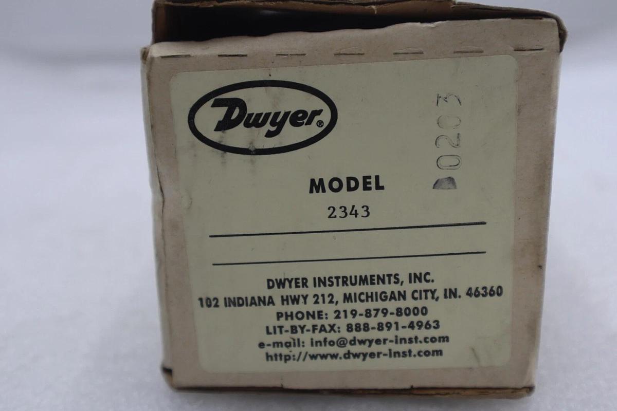Used DWYER INSTRUMENTS 2343 STOCK #4381