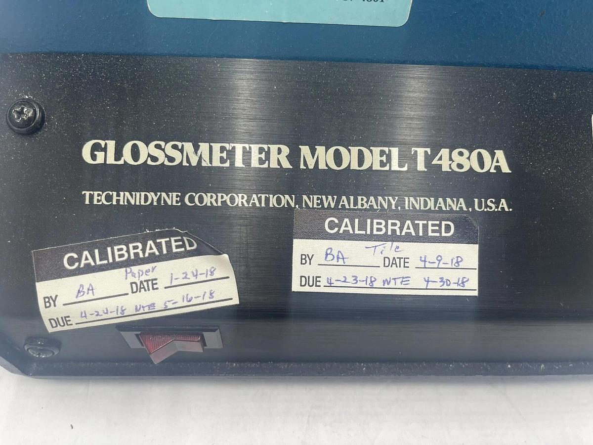 Used TECHNIDYNE CORP GLOSSMETER T480A STOCK 1613