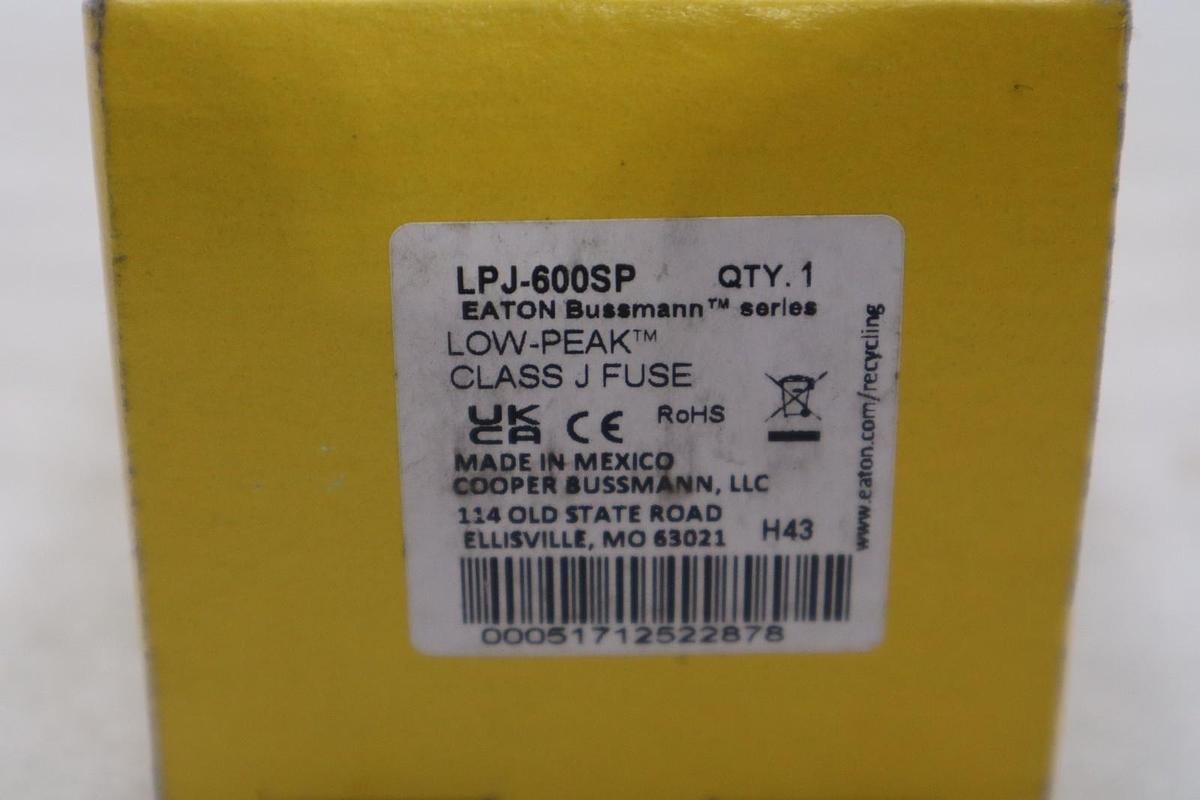 EATON CORPORATION BUSSMAN LPJ-600SP / LPJ600SP (BRAND NEW) STOCK GF-1111