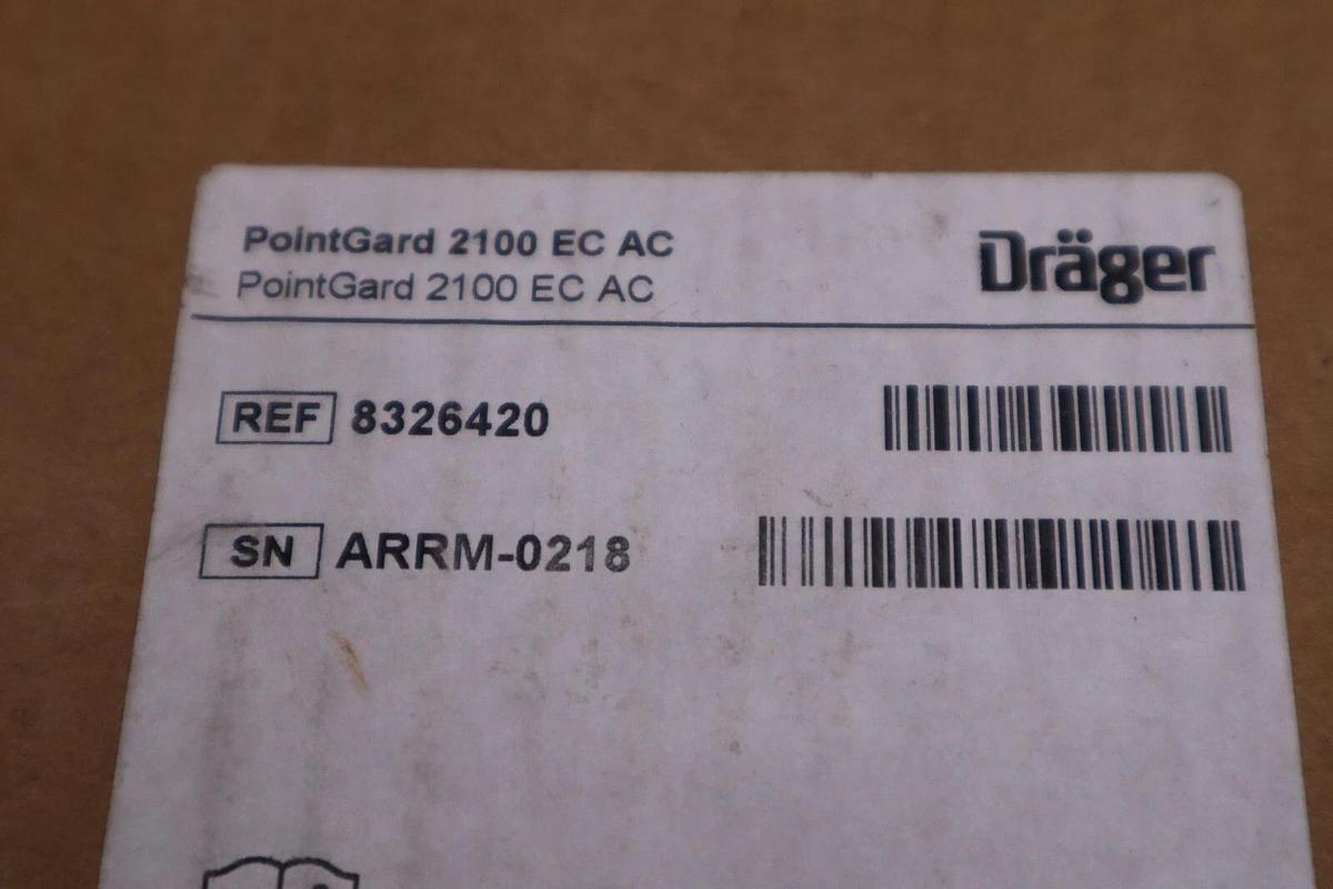 Used DRAGER PointGard 2100 EC AC - 8326420 NEW IN BOX STOCK G336