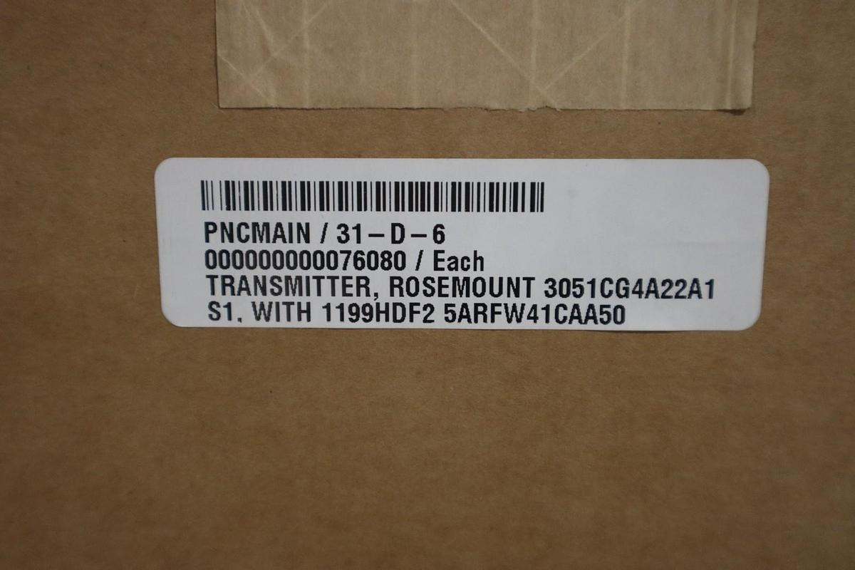 Rosemount 1199RDF25ARFW41CAA5 Pressure Transmitter NEW IN BOX STOCK GF-278