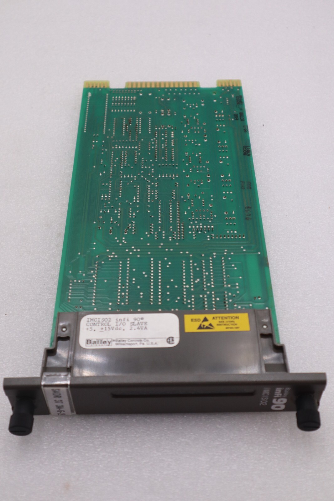 Used Bailey IMCIS02 infi 90 Controller I/O Slave 2.4VA SADR 37 3A-6-2 Stock #K-1632