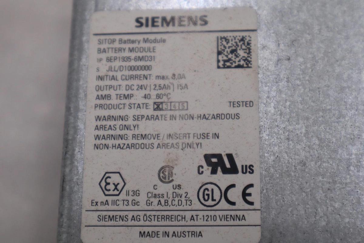 Used SIEMENS 6EP1935-6MD31 / 6EP19356MD31 STOCK 5163