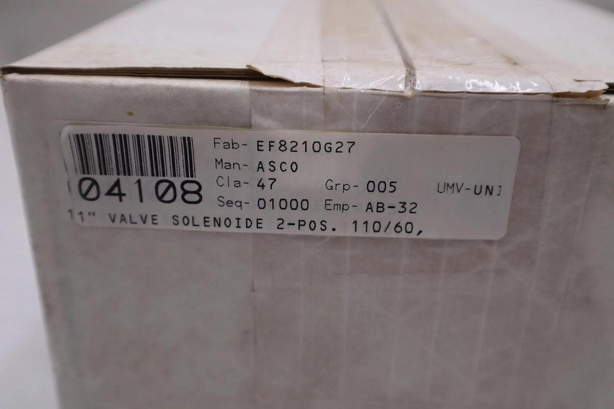 Used ASCO Red-Hat Redhat EF8210G027 Solenoid Valve New In Box Stock SGF-147