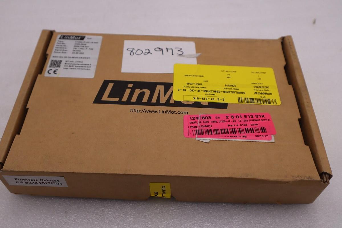 Used LINMOT TYPE C1250-IP-XC-1S-000 PART NO. 0150-2346 SERVO DRIVE NEW UNIT #311-C