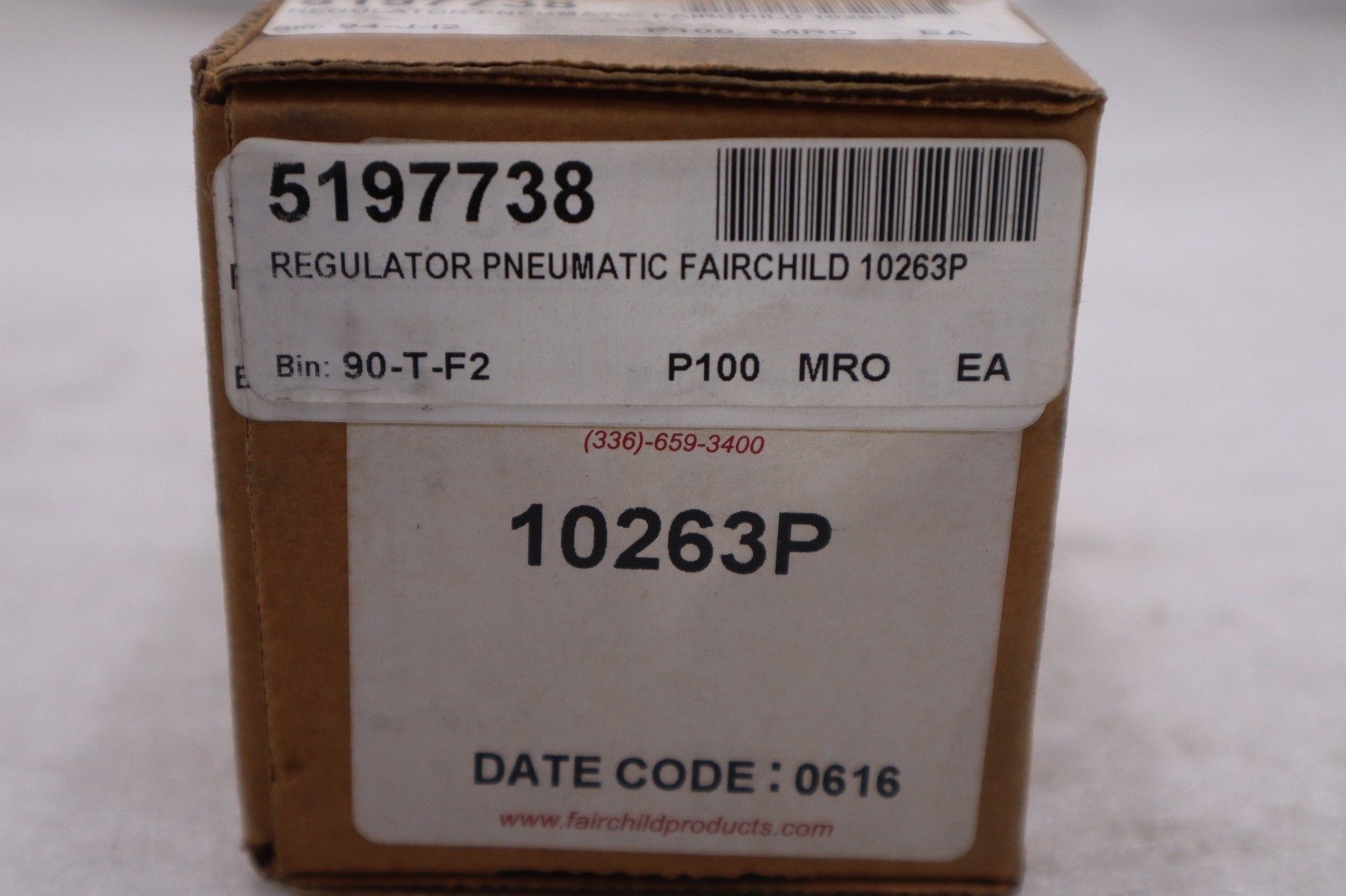 Used FAIRCHILD 10263P 500PSI (AS PICTURED) NEW IN BOX STOCK 1395D