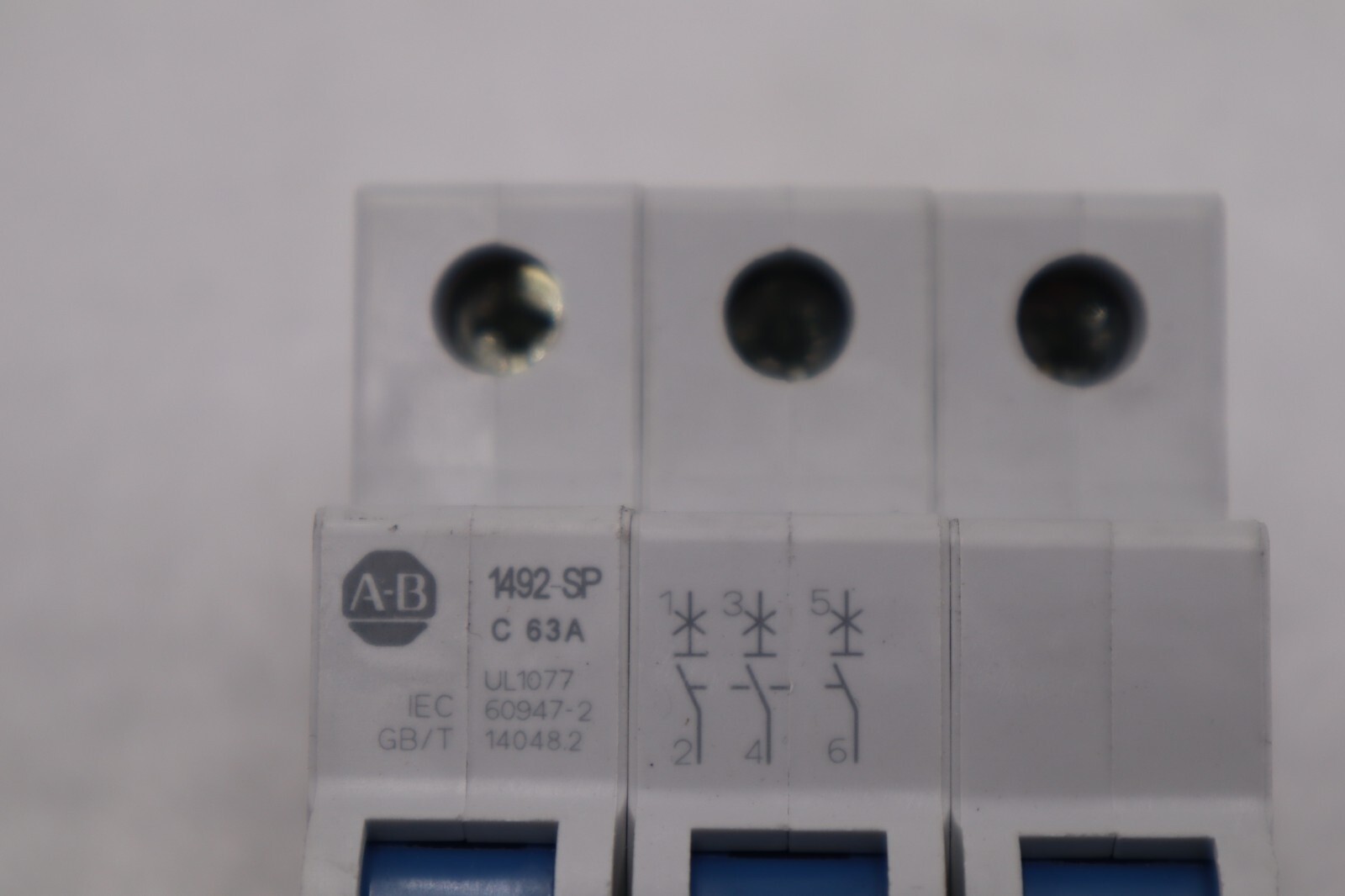 Used Allen Bradley 1492-SPM3C630 3 Pole Miniature Circuit Breaker STOCK B-1562
