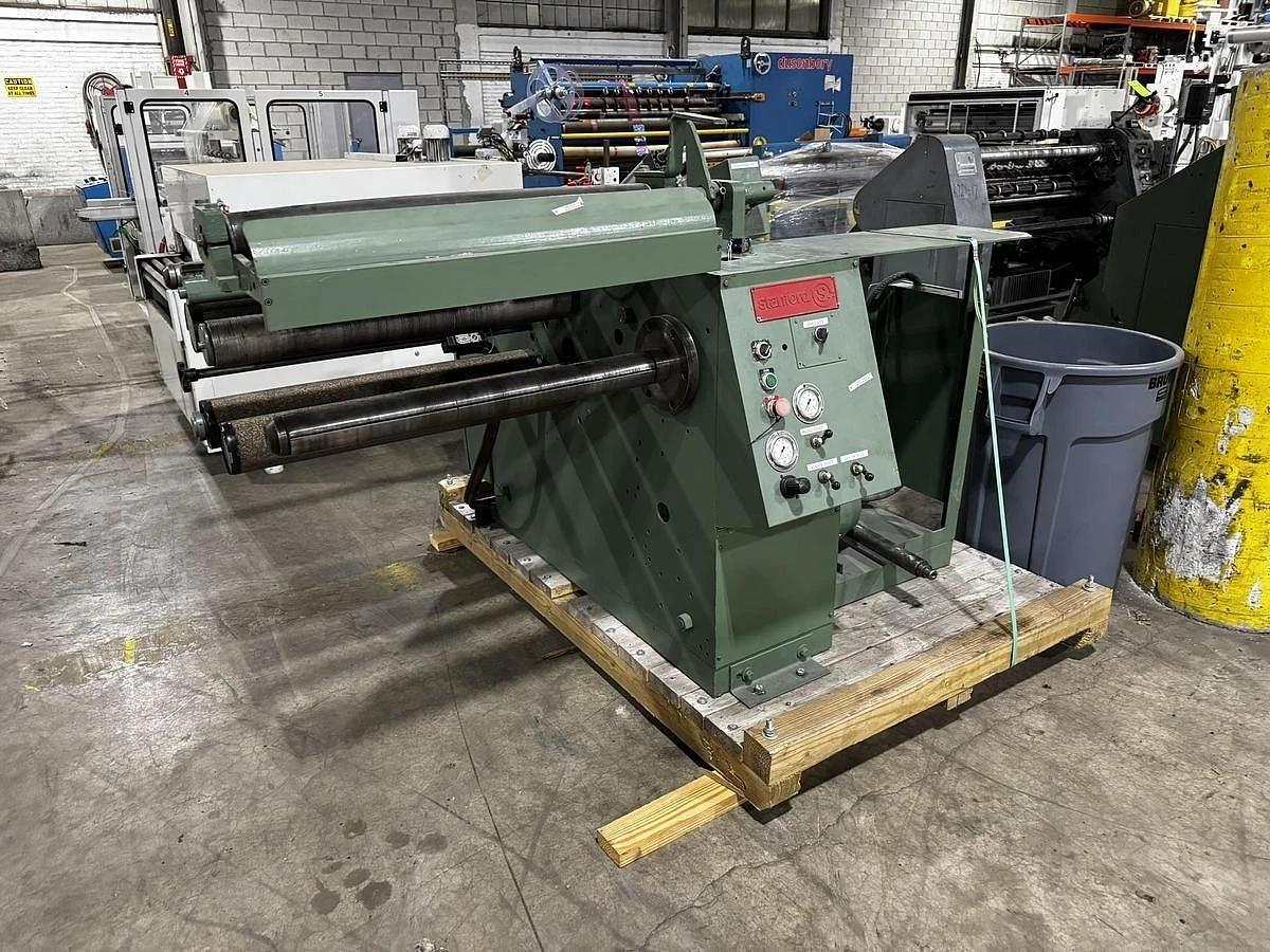 Used 30" STANFORD MODEL 142 LT DOCTOR REWINDER MACHINE WITH EDGE GUIDE 24" DIAMETERS