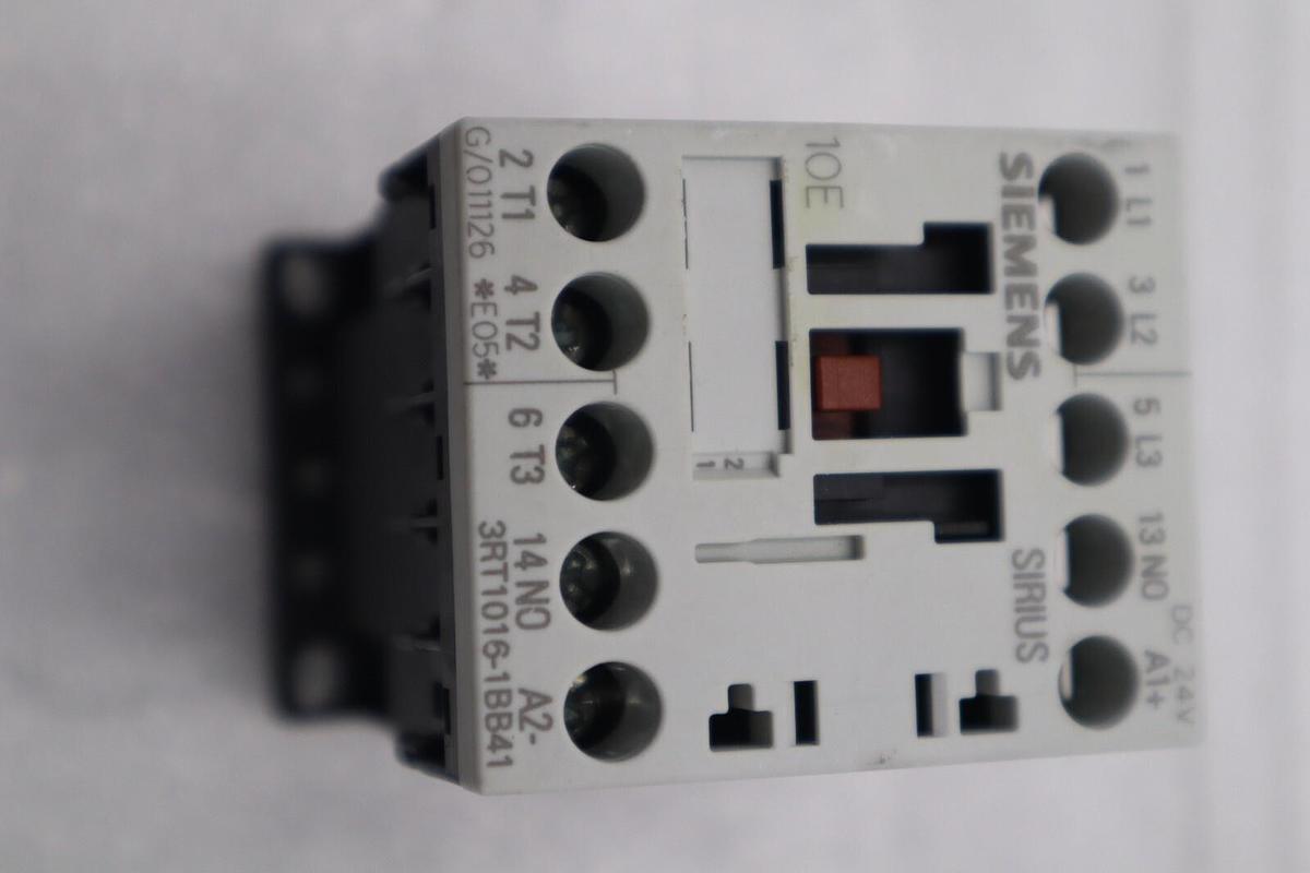 Used LOT OF 4 - SIEMENS 3RT1016-1BB41 CONTACTOR STOCK 5434