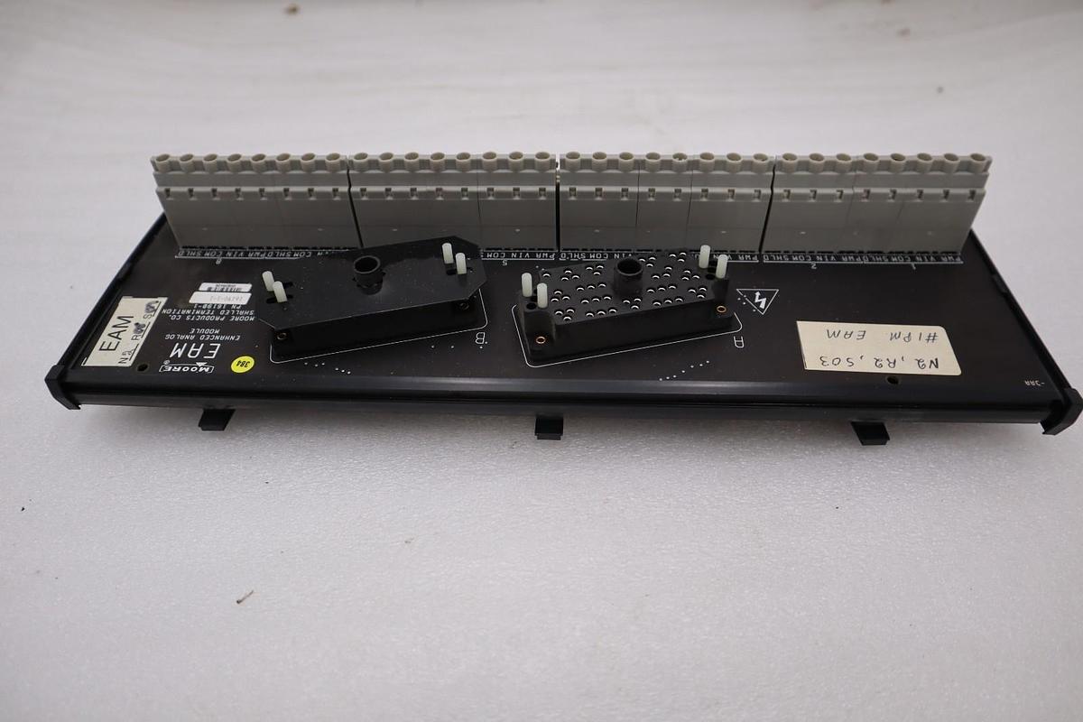 Used Moore EAM 16190-1-1 Enhanced Analog Module MTA Termination Assembly STK H1492