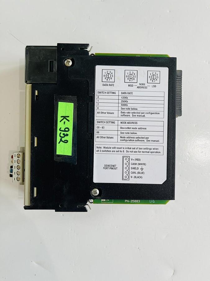 Used AB 1756-DNB D Module Communication Module Interface Module #K-932