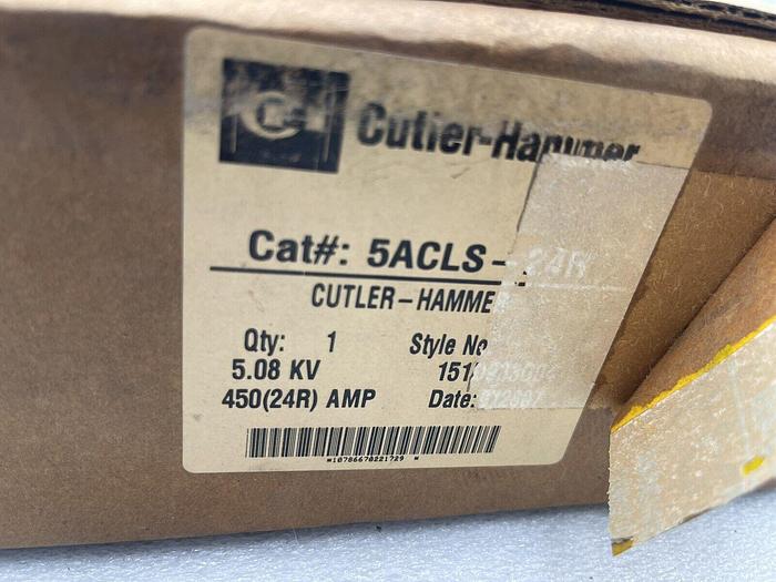 NEW EATON-5ACLS-24R-CUTTER -HAMMER HIGH VOITAGE FUSE STOCK 3432