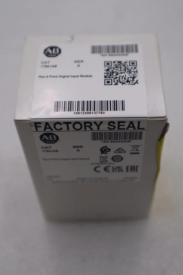 New SEALED Allen-Bradley 1794-IA8 Flex 8 Point Input Module 1794IA8 #G842A