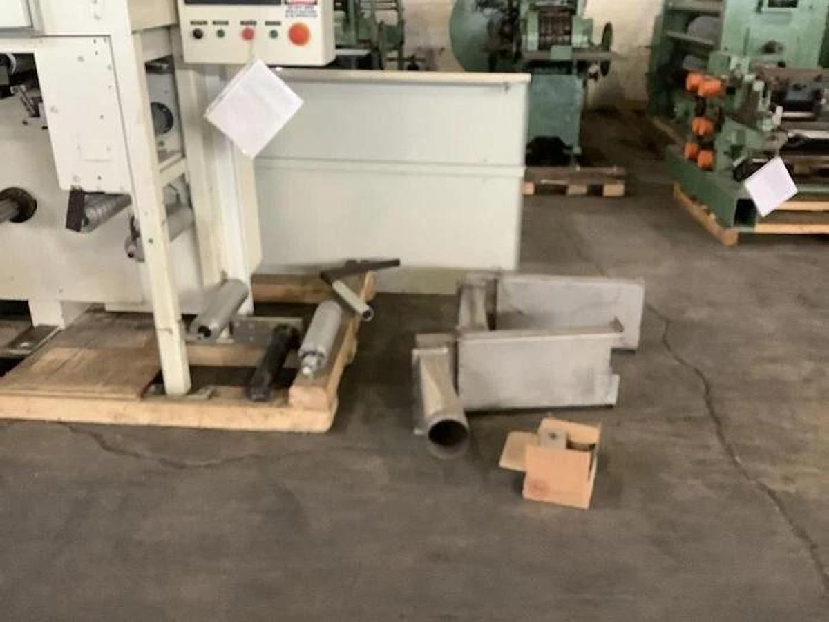 Used 15" WIDE CHESNUT ENGINEERING 1 COLOR PRINTER 2 ROLL ROTOGRAVURE AND LAMINATING