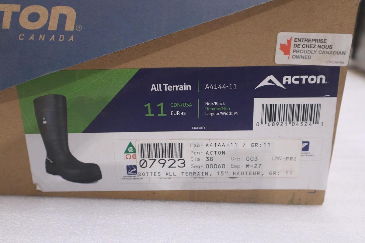 ACTION All Terrain 15" Composite Toe Rubber Work Boots A4144-11 - STOCK SGF100