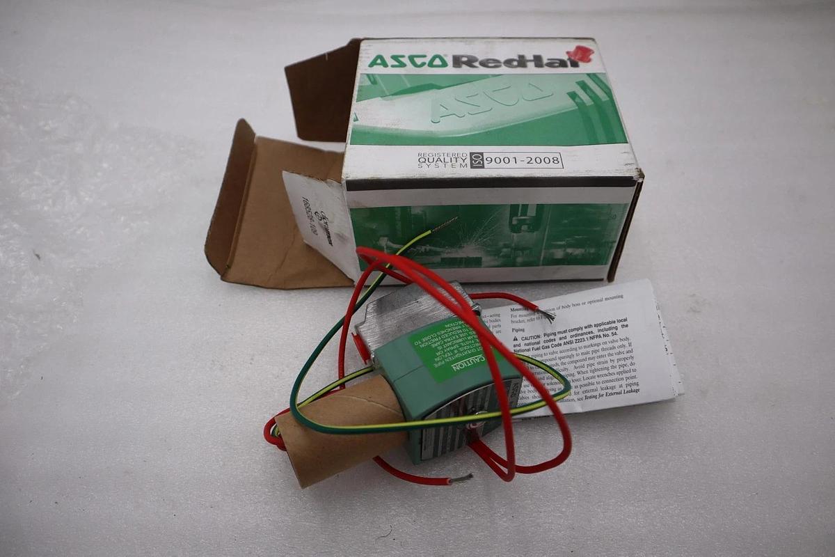 Used NEW ASCO REDHAT 8040H7 110/120V 15PSI 1/4" NSNP STOCK H617A