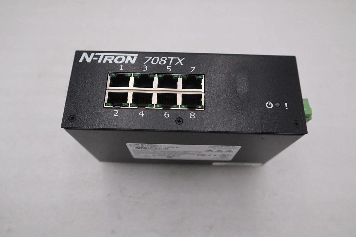 Used New OPEN BOX Red Lion 708TX Ntron Ethernet Switch STK GF44A