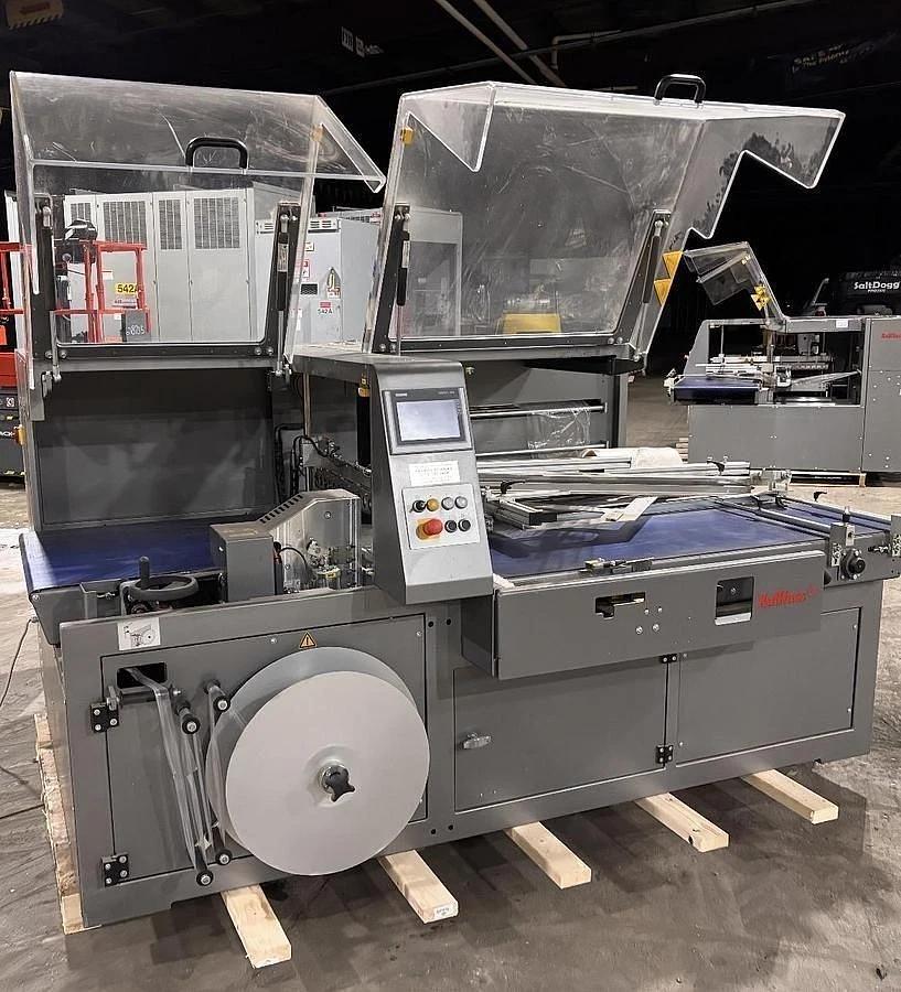 Used KALLFASS UNIVERSA 800 AUTOMATIC SIDE SEAL SHRINK WRAP SYSTEM MFG 2020
