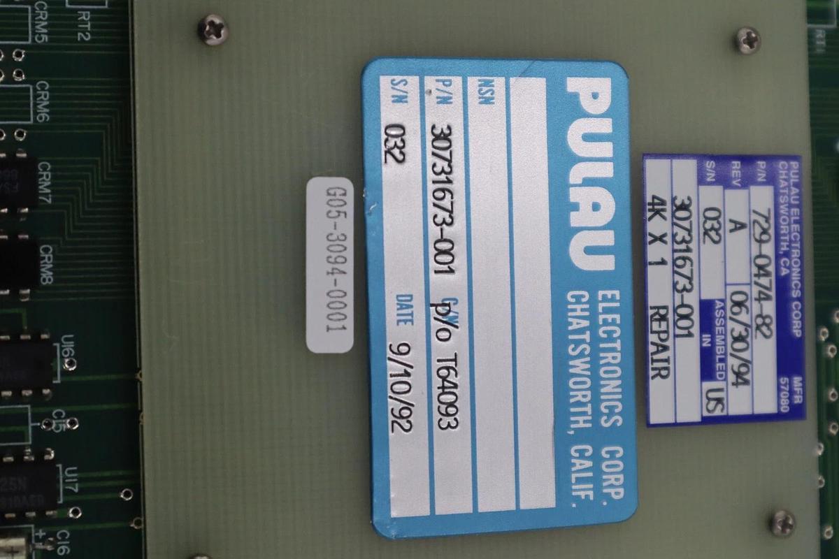 NEW OPEN BOX Honeywell 30731673-501 Core Memory Card PLC Rack Circuit Board G611