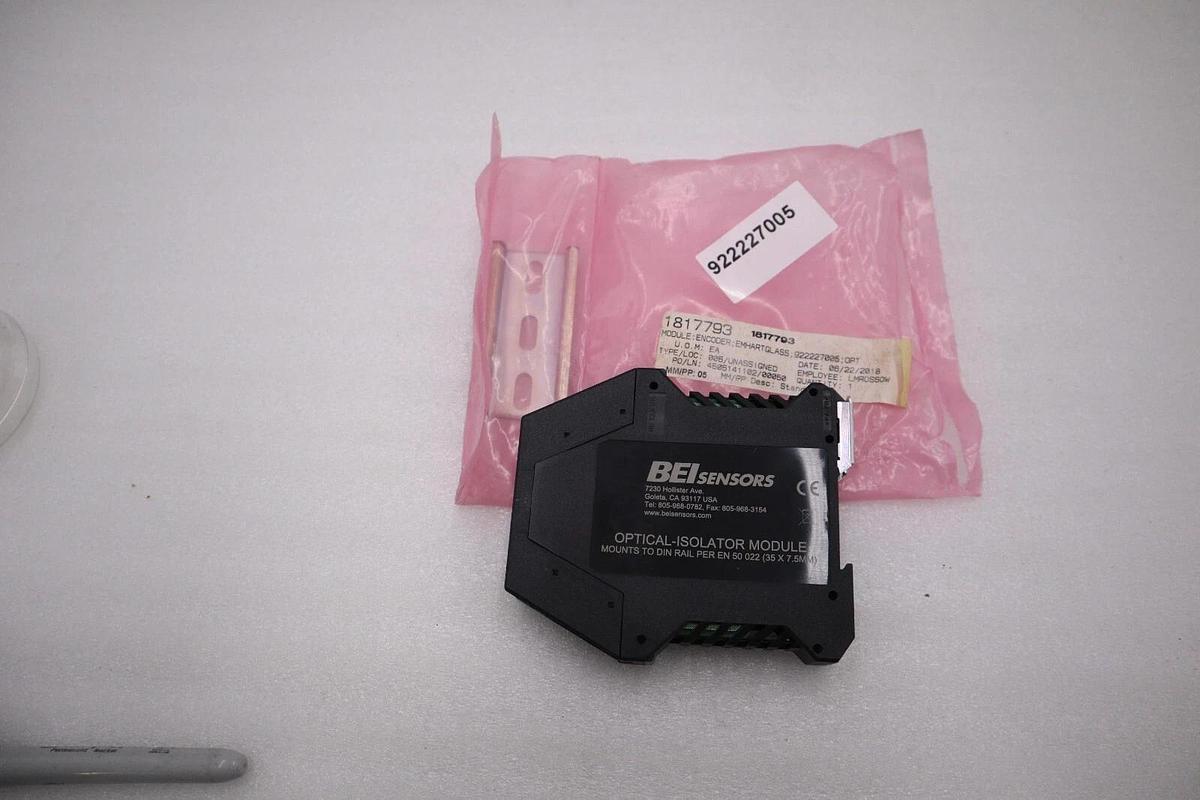 NEW BEI EM-DR1-IC-5-TB-28V/5 OUTPUT 5-28V P/N 60001-002 STOCK H218A