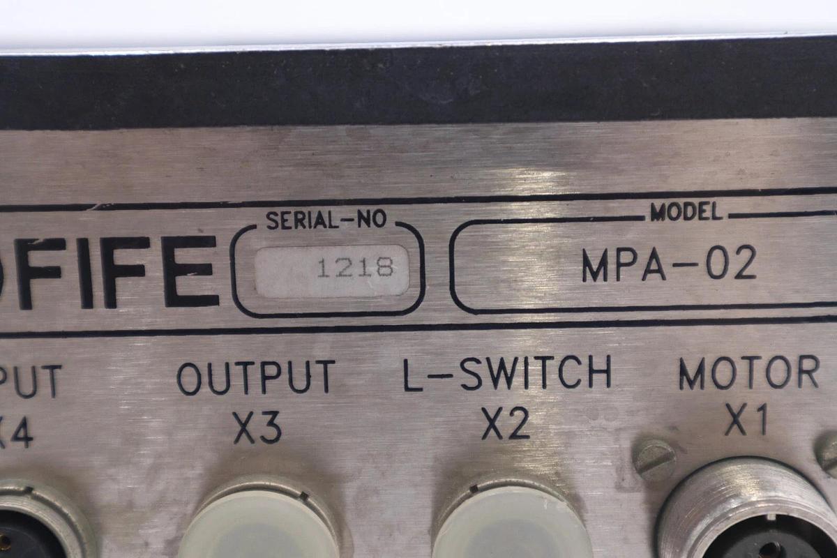 Used FIFE CORP MPA-02 / MPA02 ACTUTATOR AMPLIFIER STOCK 4226