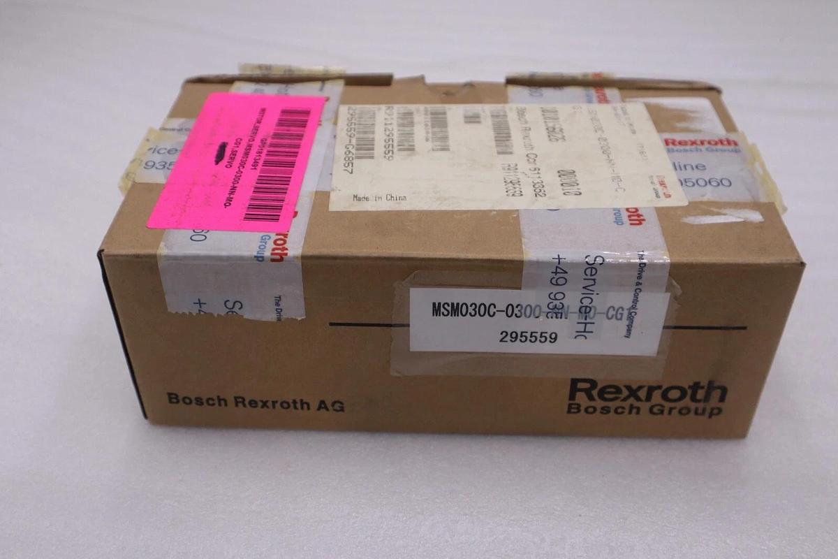 Used Rexroth Servo Motor MSM030C-0300-NN-M0-CG1 030 SIZE NATURAL CONVECTION #1554-A
